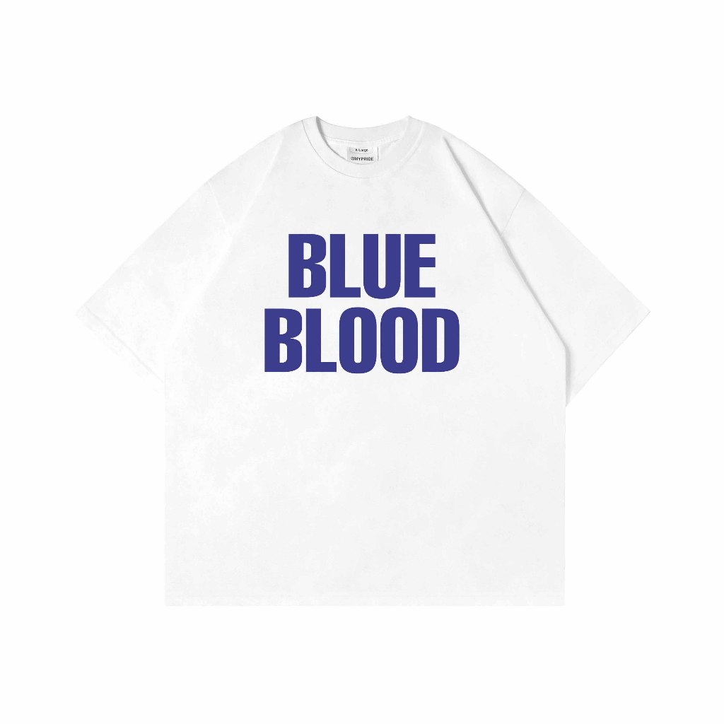 MYPRIDE " BLUE BLOOD WH " - WHITE - TSHIRT