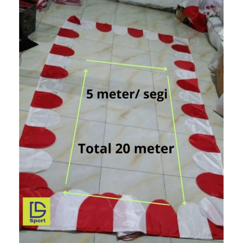 bendera merpari kolongan 20 meter/bendera merpati tinggi/bendera merpati kolong
