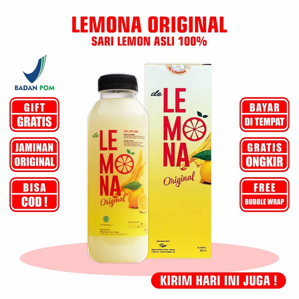 

Sari Lemon LEMONA | De'LEMONA | Jus Lemon Kesehatan