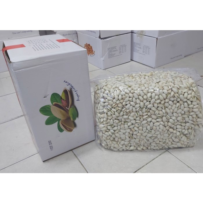 

Kacang Pistachio Cangkang Premium 1 Dus (10 Kg) - Oleh-Oleh Umroh dan Haji