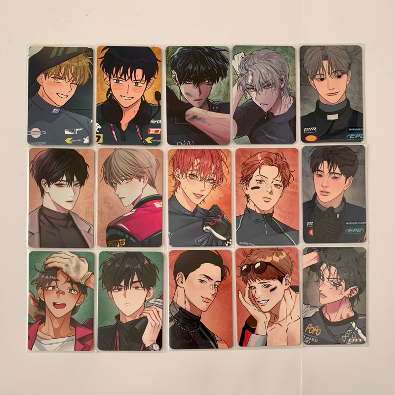 (ADA SHOPEE VIDEO) PHOTOCARD BOMTOON RTAP RACING TO ANOTHER PINK PARTNER RACER OFFICIAL UNCANNY CHAR