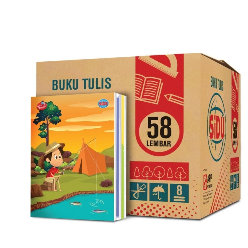 

10PCS BUKU TULIS SIDU GARIS 58 LEMBAR / BUKU TULIS MURAH BERKUALITAS / BUKU CEWEK COWOK [1 PAK]