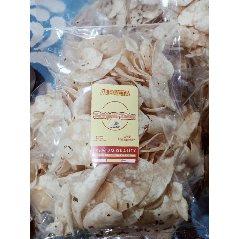 

keripik talas kemasan plastik 200 gr