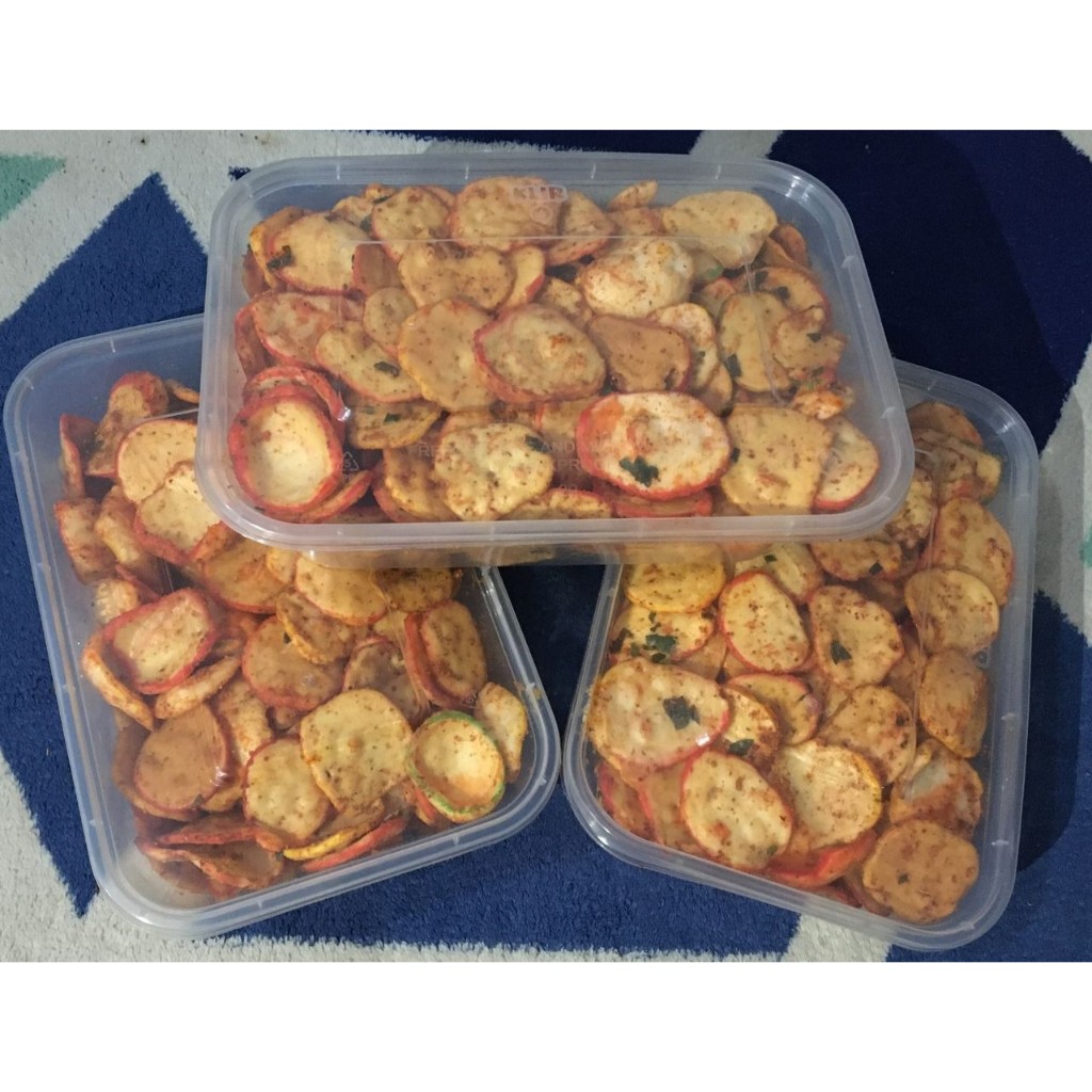 

Kerupuk Pedas Asin Gurih Daun Jeruk 210 gr