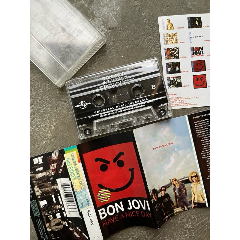 KASET TAPE/PITA BON JOVI Have A nice day