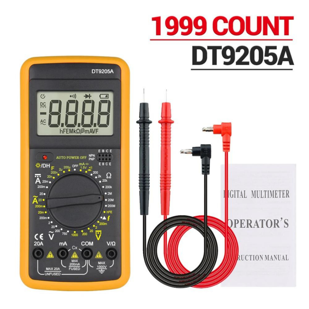 AVO METER | MULTI TESTER DIGITAL DT9205A | AVO METER DIGITAL DT9205A | DIGITAL AVO METER DT9205A