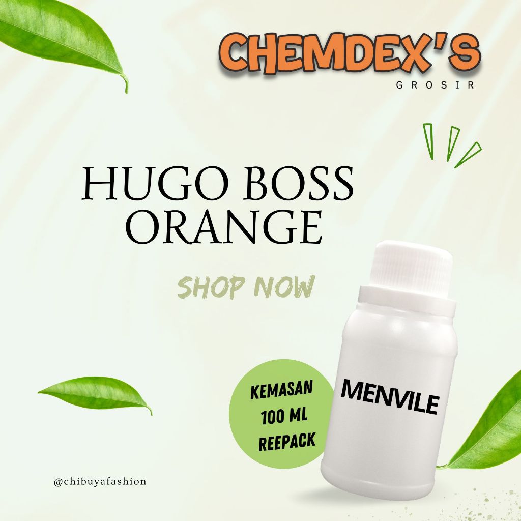Bibit Parfum Murni HUGO BOSS ORANGE // MENVILE // 100ML || Bibit parfum || hugo boss || orange