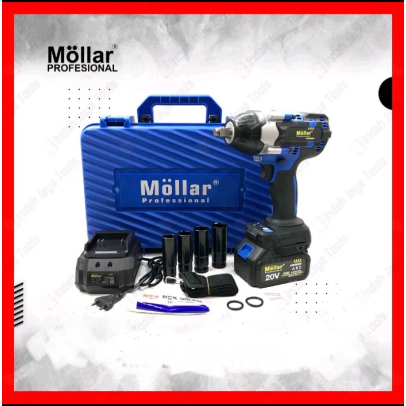 Impact Wrench Mollar CIW20500 Sett - Impact pembuka baut 500Nm Banjarmasin