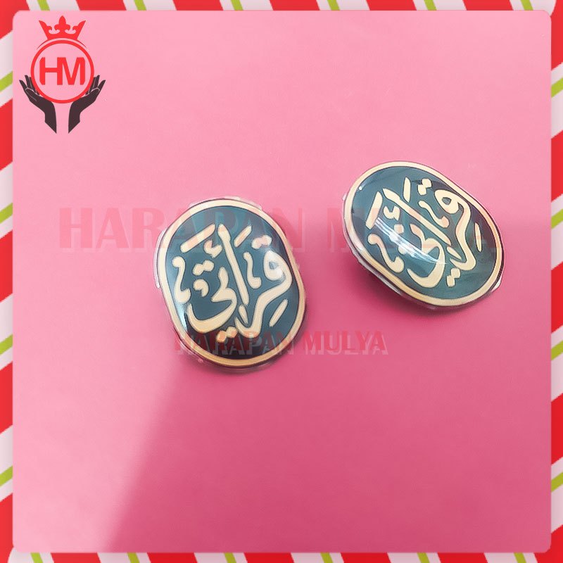 Bros Oval Logo Qiroati Aluminium - Pin Bros Qiroati - Harapan Mulya