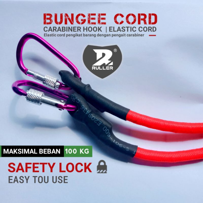 

Tali Pengikat Barang Spesial Hook Carabiner 100cm Produk Berkualitas