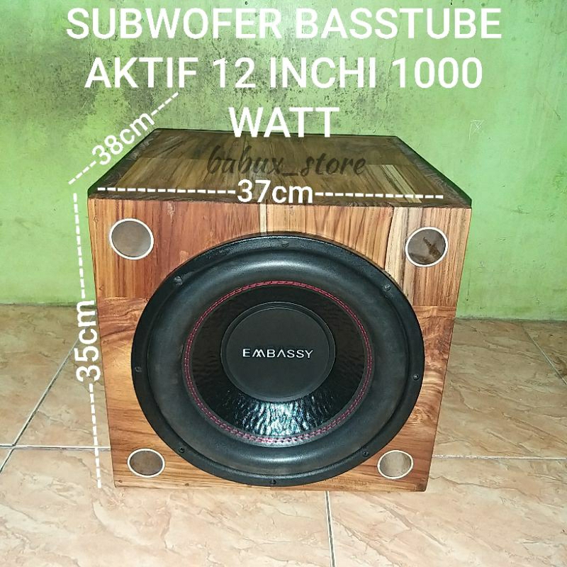 SUBWOFER BASSTUBE AKTIF EMBASSY 12 INCHI