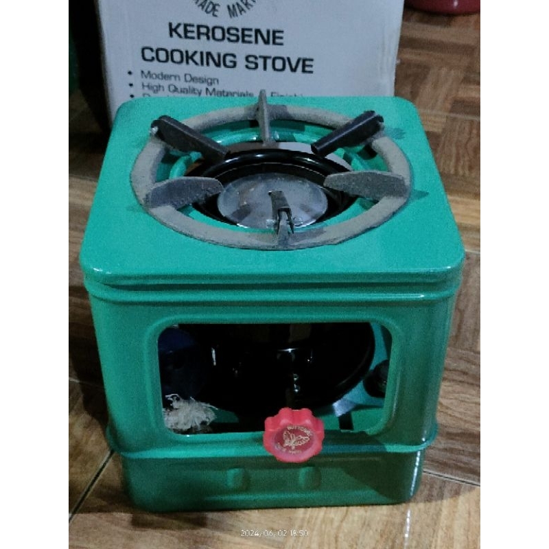 ASLI KOMPOR MINYAK TANAH MERK BUTTERFLY SEGI HIJAU10 SUMBU TIPE 2641