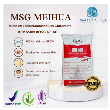 

mecin micin Rumah Tangga kiloan MSG Meihua 250gr