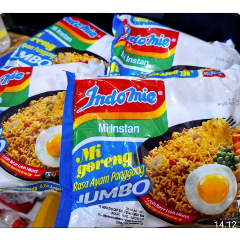 

Indomie Goreng Jumbo *AYAM PANGGANG*Berat 127gr (4 pcs )