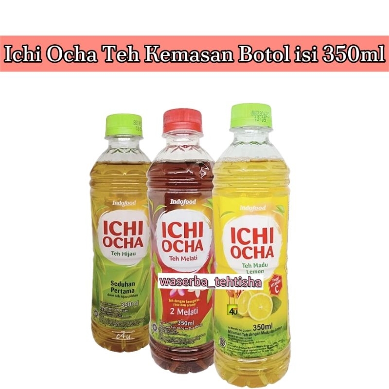 

waserba_tehtisha| Ichi Ocha Minuman Teh Kemasan Botol 350ml/ Ichi Ocha 350ml