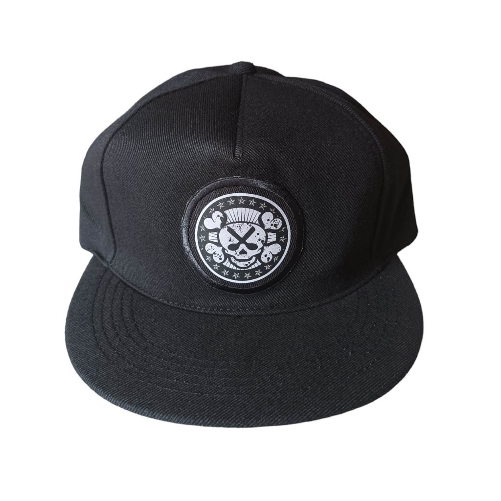 Snapback Hat Sc Logo Stars Black ( Scissors Apparel )