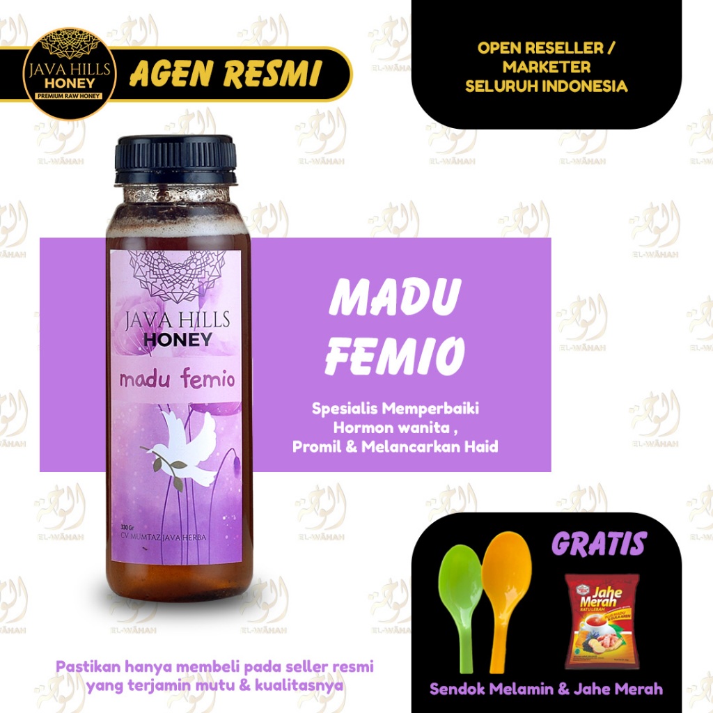 

Madu Femio Javahills Java Hills Honey Premium Raw Khusus Wanita Untuk Promil dan Masalah Kewanitaan