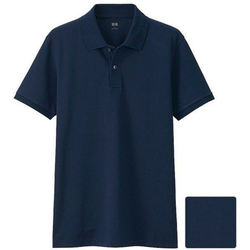 Kaos Polo Biru Dongker