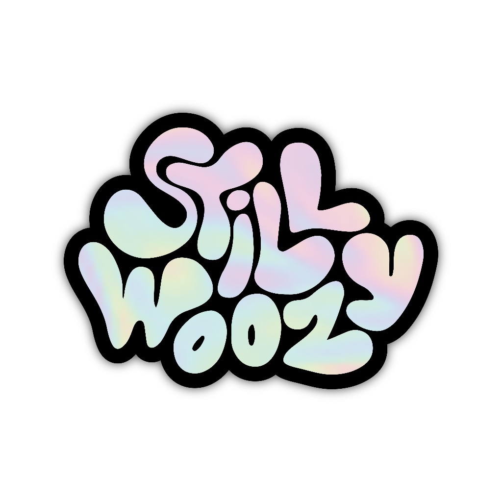 

Z150 sticker still woozy aesthetic, stiker hologram satuan