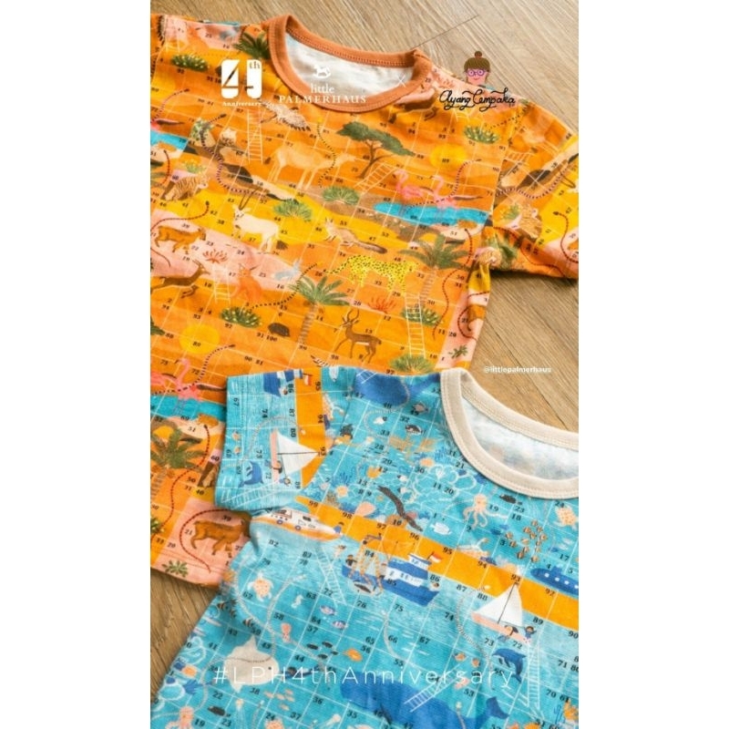 Printed Tee Little Palmerhause x Ayang Cempaka
