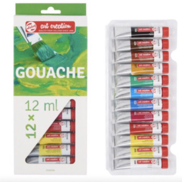 

gouache art creation 12 x 12 ml