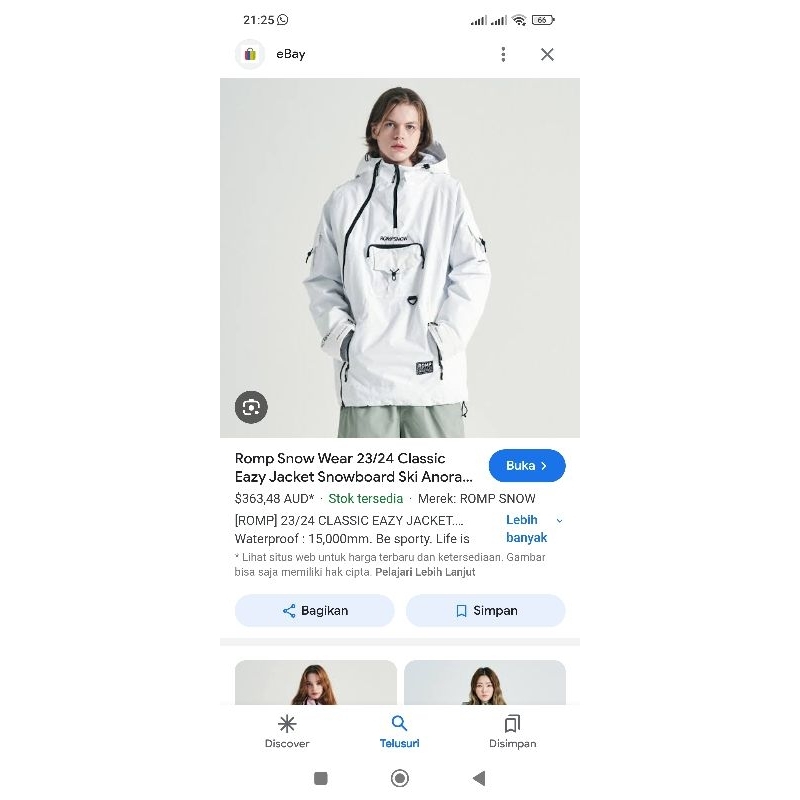 Jaket Snowboard Rompsnow gorpcore