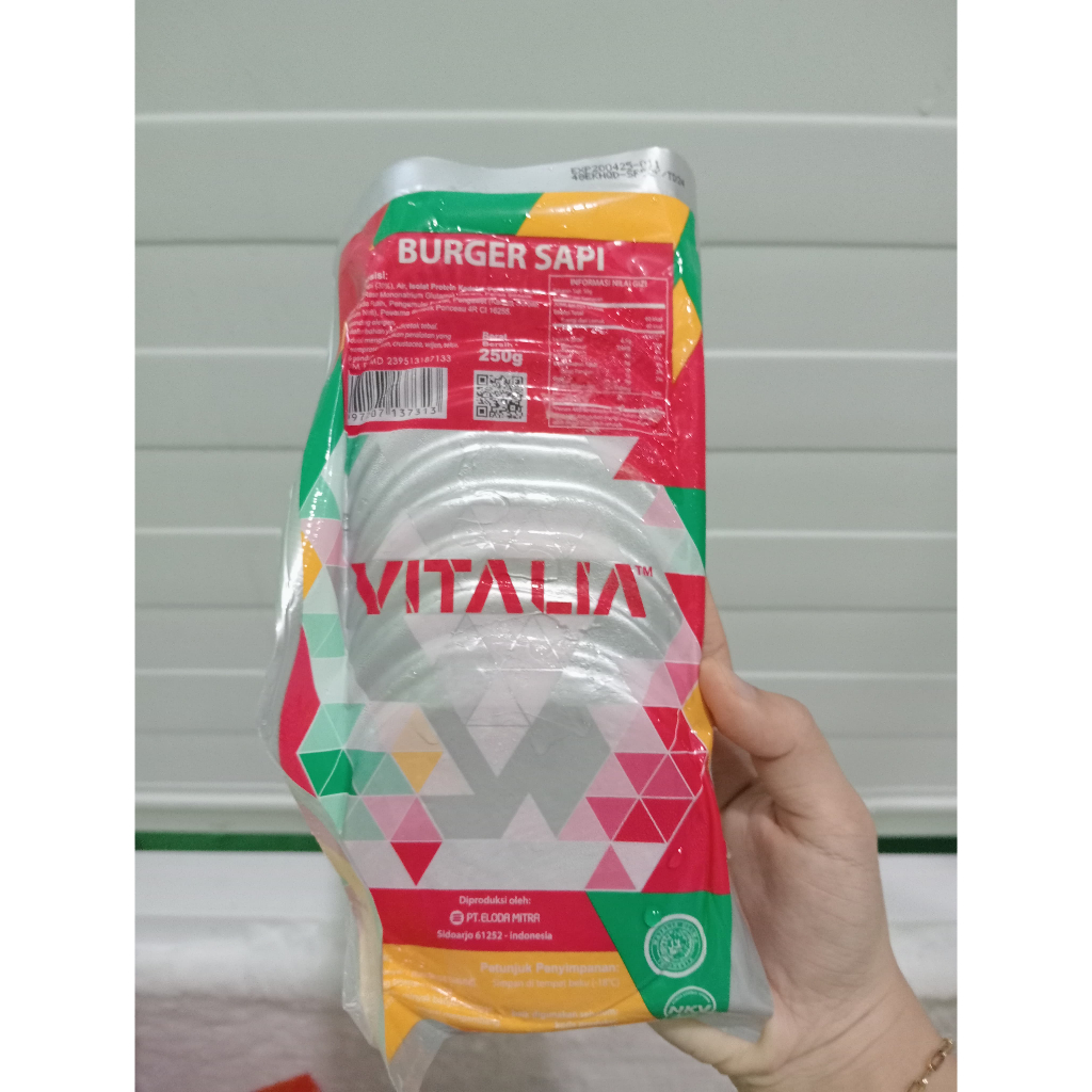 

Vitalia beef burger isi 10pcs 250gram frozen