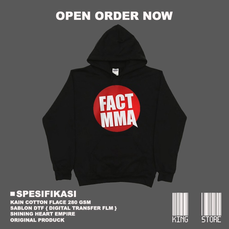 HOODIE FACT MMA | KAOS fACT MMA | TOPI FACT MMA | FACT MMA MARCH
