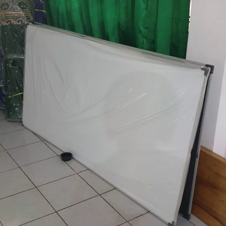 

Whiteboard besar 90 x 180 cm papan tulis 180 x 90 cm