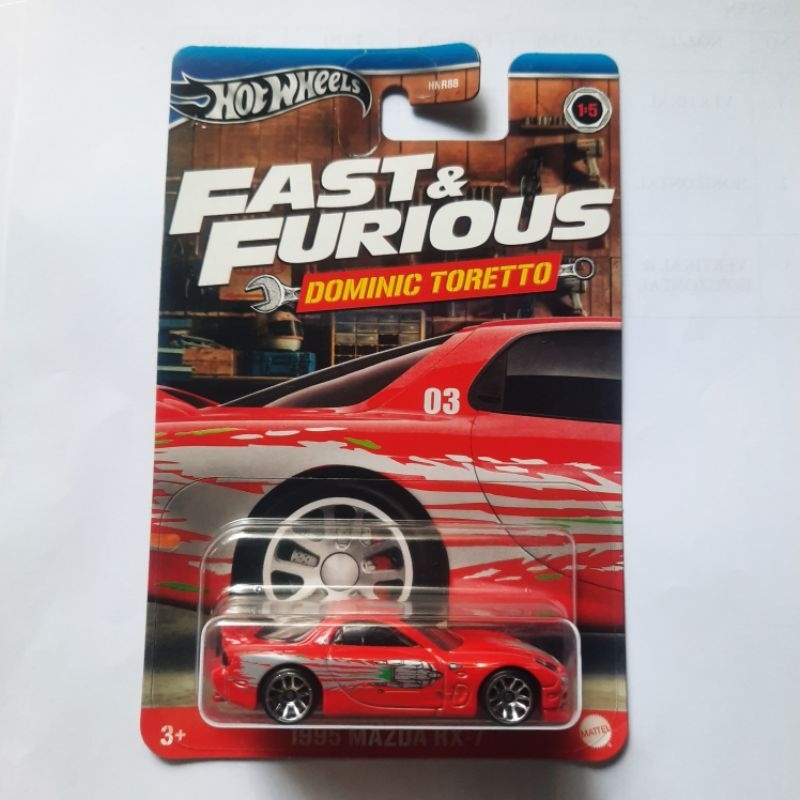 Hotwheels Dominic Toretto RX 7 Fast and Furious