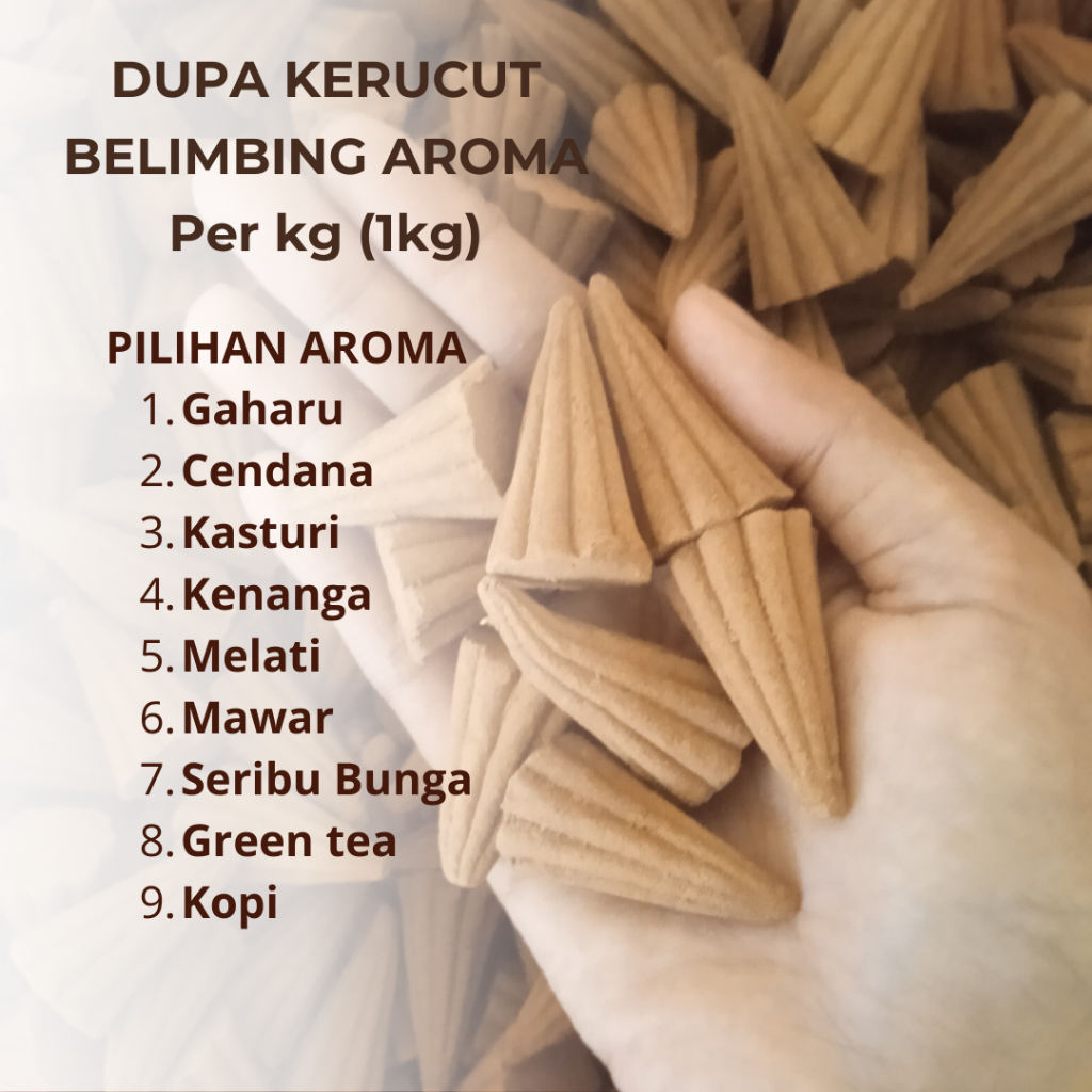 Dupa Kerucut Bakar, Scentica Bukhur Aromatheraphy Grosir Kiloan / Per kg dupa, pengharum ruangan, as
