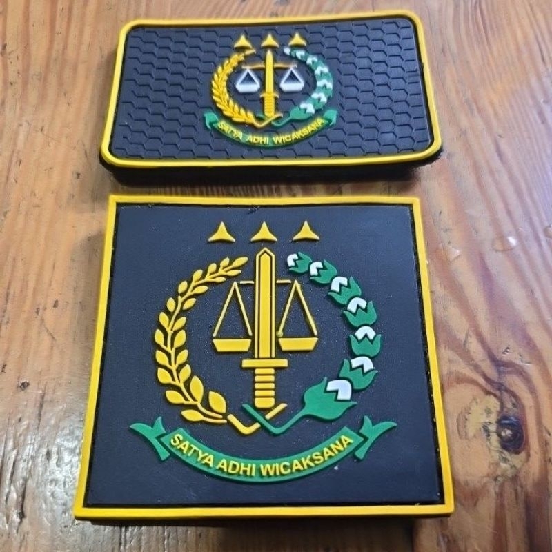 PATCH RUBBER/EMBLEM LOGO KEJAKSAAN