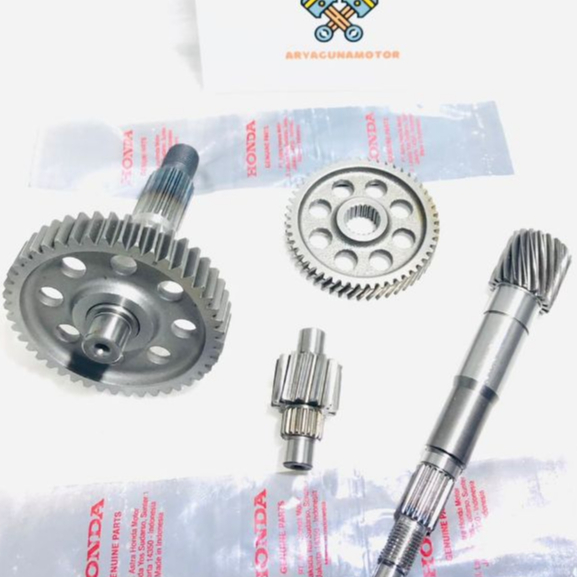 AS GEAR BOX GIR PULLY GARDAN RASIO SET HONDA BEAT FI K25 STATER KASAR SCOOPY FI K16 STATER KASARTAHU