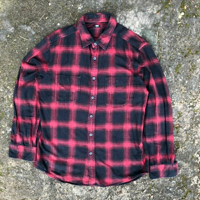 FLANNEL UNIQLO VETERANO RED SECOND