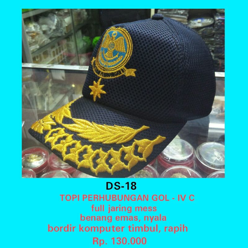 topi dishub golongan 4 c topi kemenhub golongan 4 c