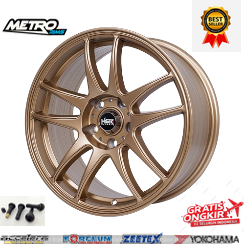 VELG RACING HSR KAMIKAZE RING 17 COCOK BUAT MOBIL BRV CRV INOVA XPANDER CAMRY CIVIC