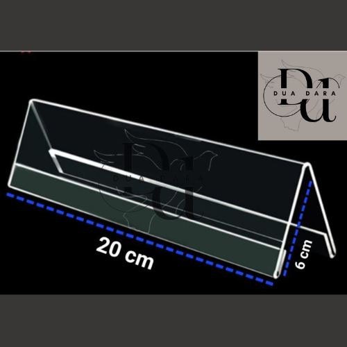 

PAPAN / STAND KARTU NAMA / KARTU BISNIS NAME TAG AKRILIK MEJA KANTOR PRICE TAG