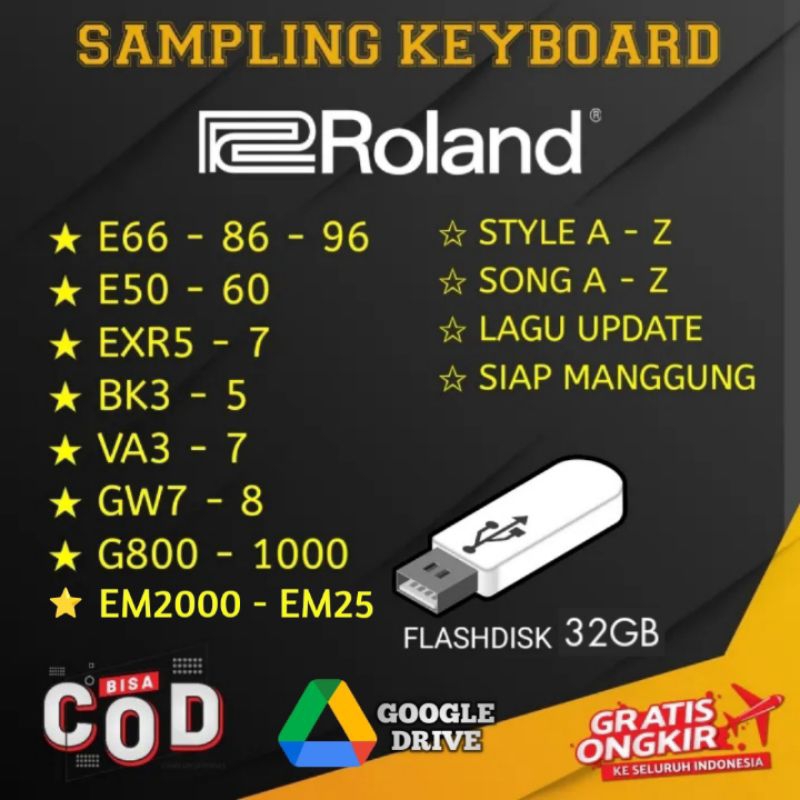 style & song midi untuk semua keyboard ROLAND
