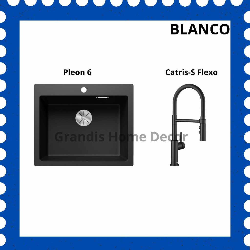 Paket BLANCO Pleon 6 Silgranit Sink + BLANCO Catris-S Flexo - Kitchen Sink