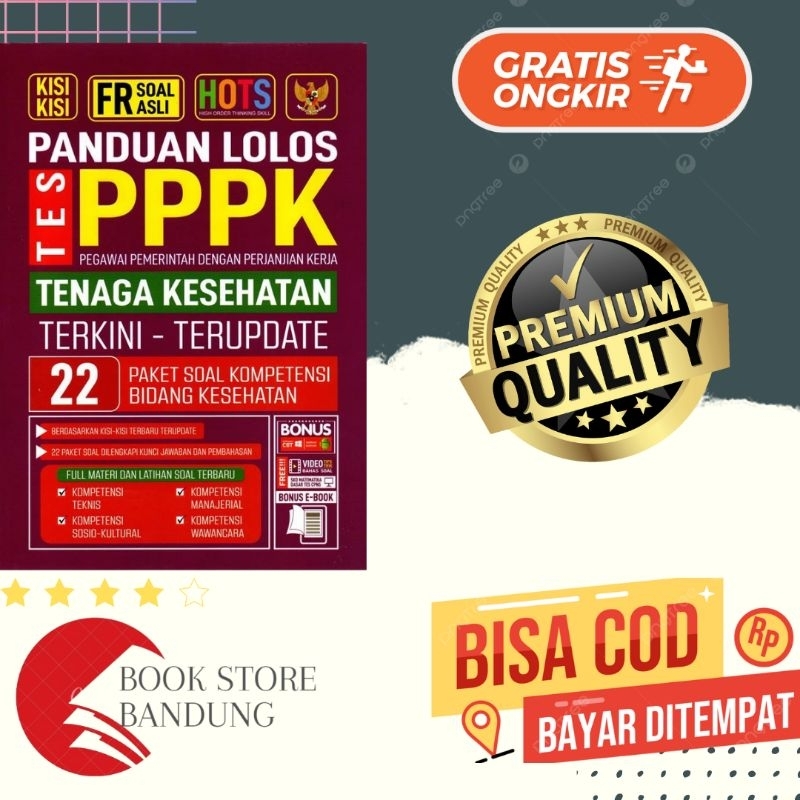 BUKU Panduan Lolos Tes PPPK Tenaga Kesehatan Terkini
