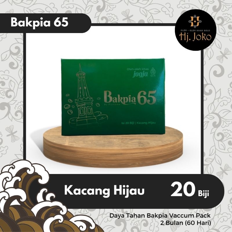 

Bakpia Pathok 65 Rasa Kacang Hijau (Isi : 20 Biji)