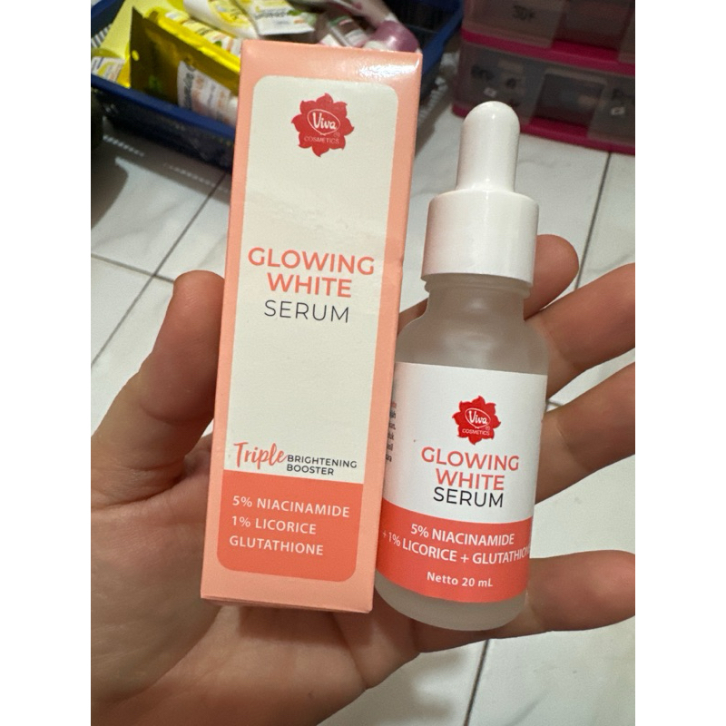 viva serum glowing whitening serum