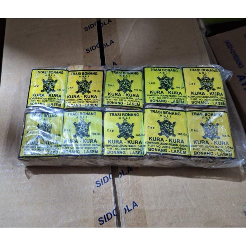 

Trasi bonang cap kura kura 100gr