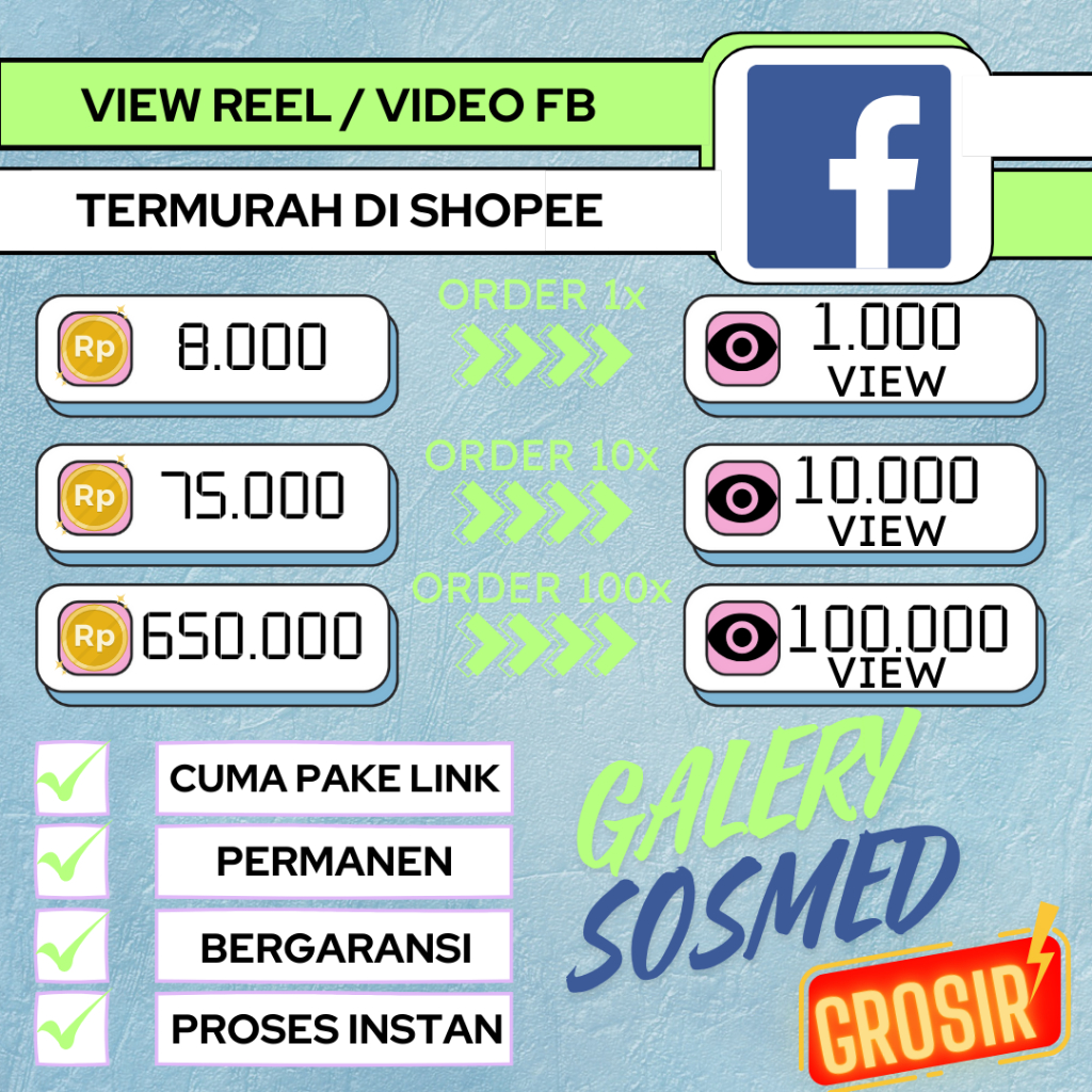 View Penambah Viewer Video facebook - VIews facebook