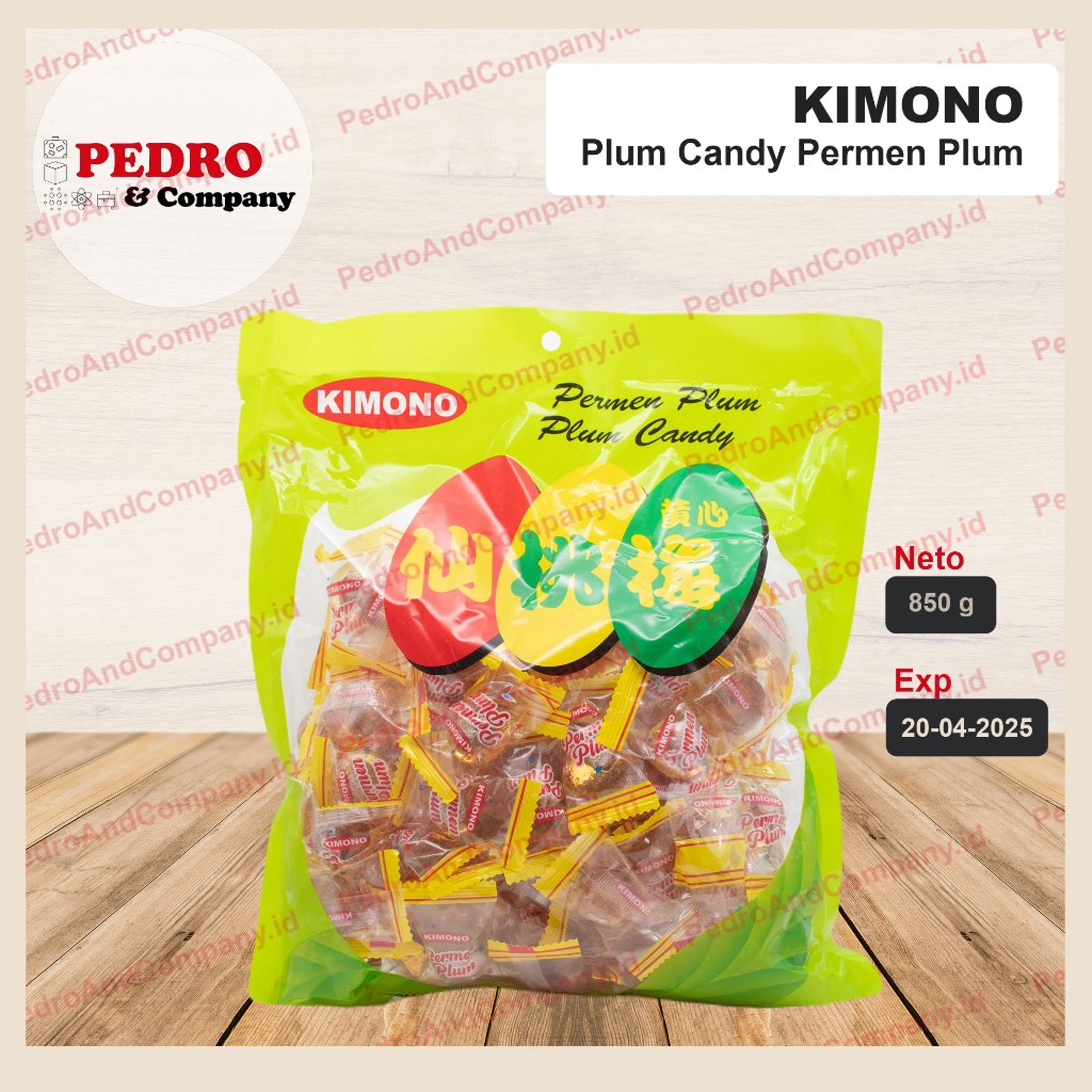 

Kimono permen plum candy 850 gram permen buah plam