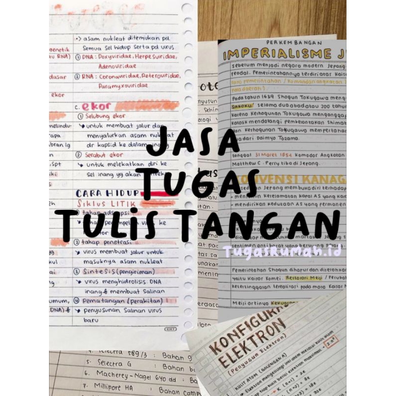 

Jasa Tugas Tulis Tangan