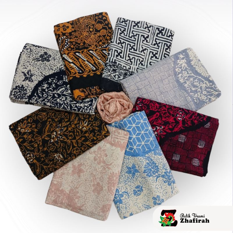 kain batik cap bahan doby