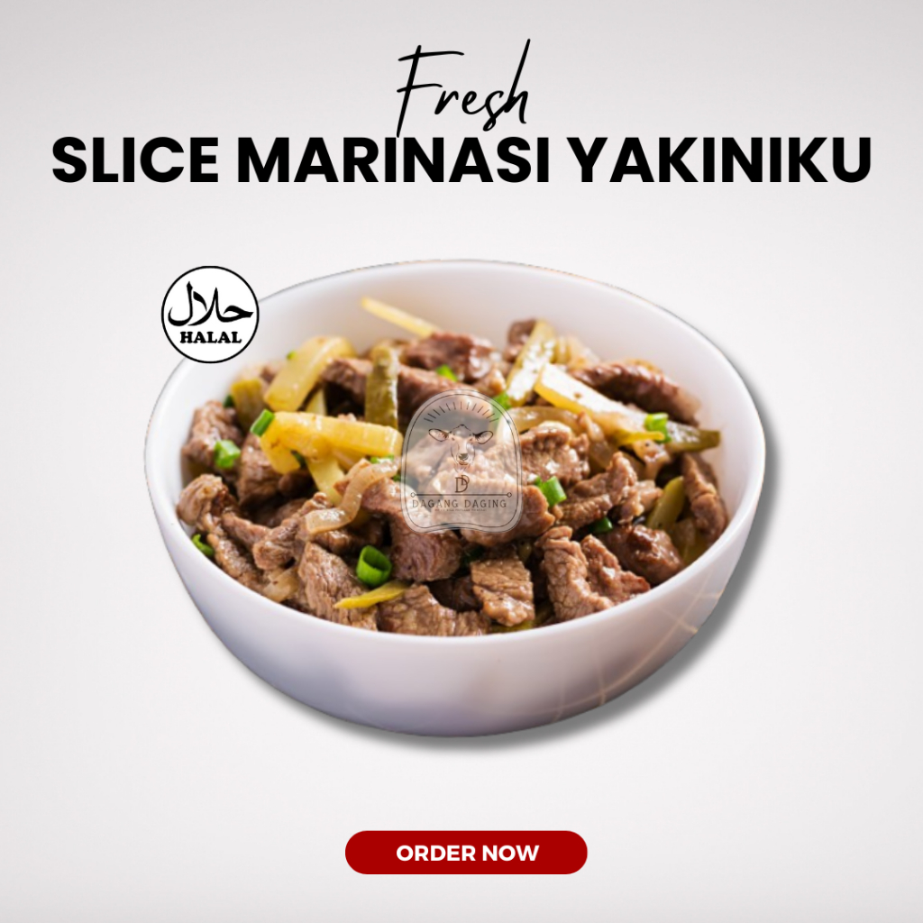 

Daging Slice Marinasi Yakiniku Fresh Halal 500gr