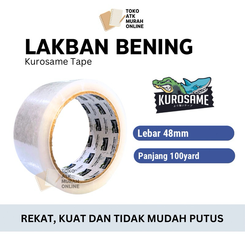 

Isolasi Bening 48mm x 100Yard (1 roll)