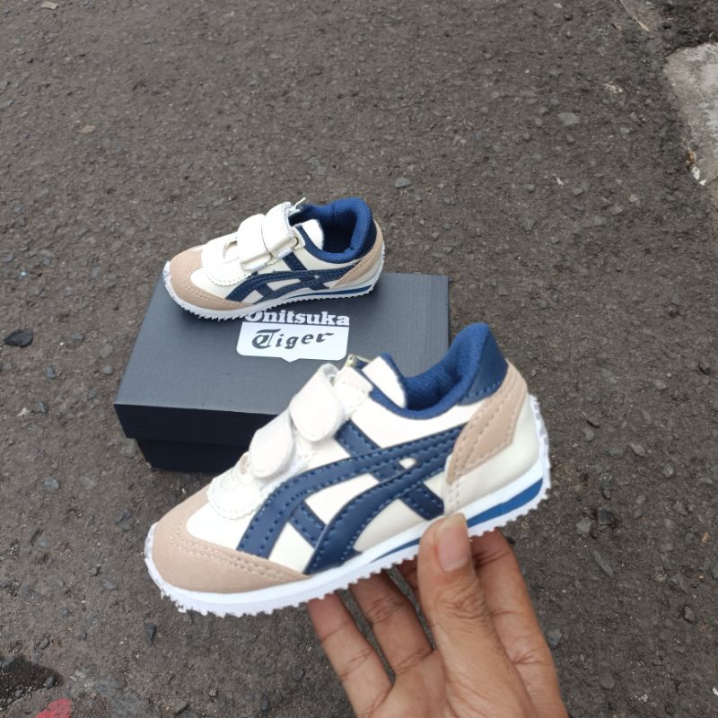 ONITSUKA TIGER CORSAIR KIDS KREM NAVY